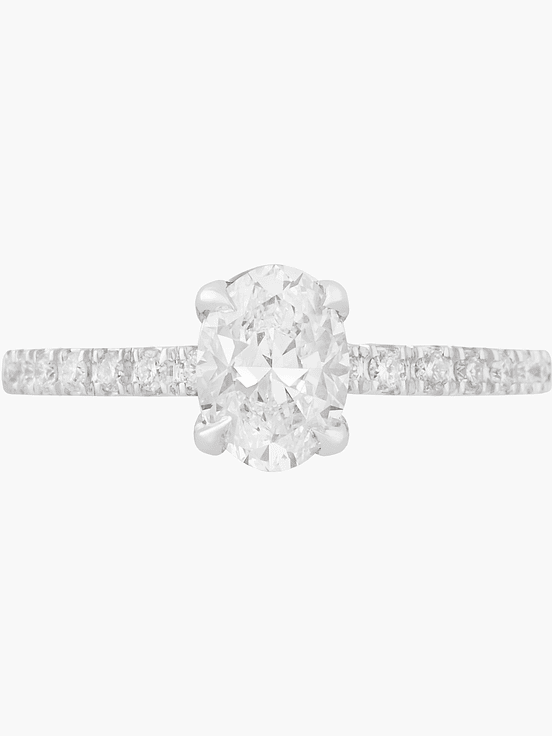 Solitario Ovalada En Pave 3