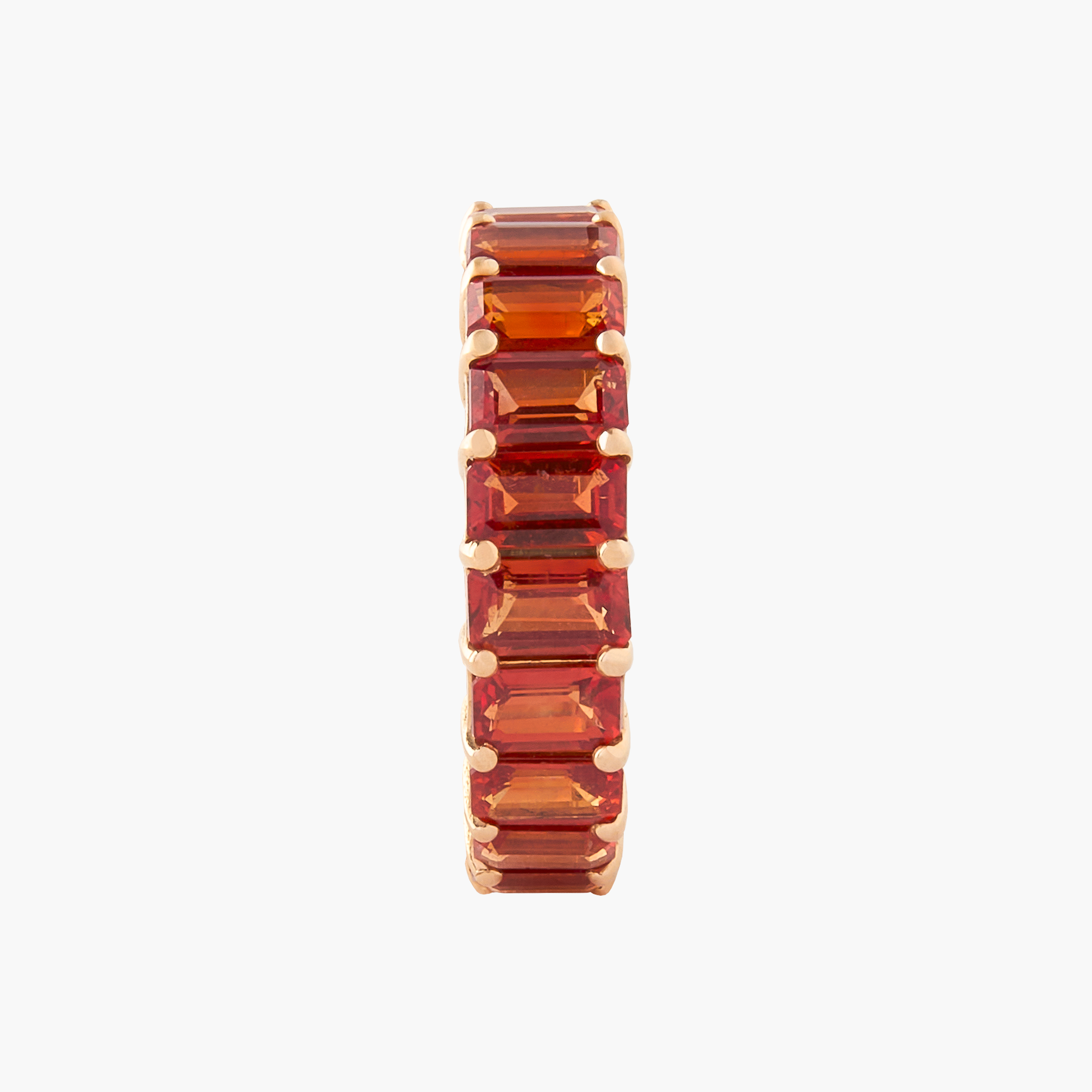 Anillo Eternidad Citrinos 3