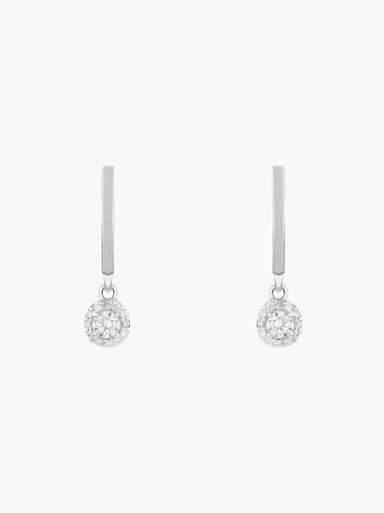 Pendientes Con Diamantes Redondos 1