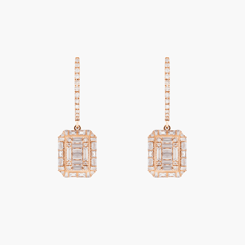 Pendientes Diamantes Mosaicos