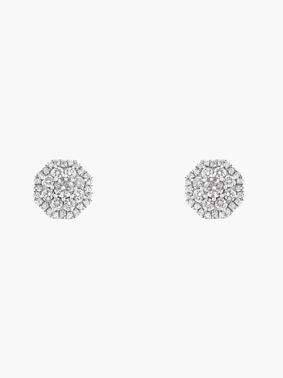 Aros Diamante en Flor 1
