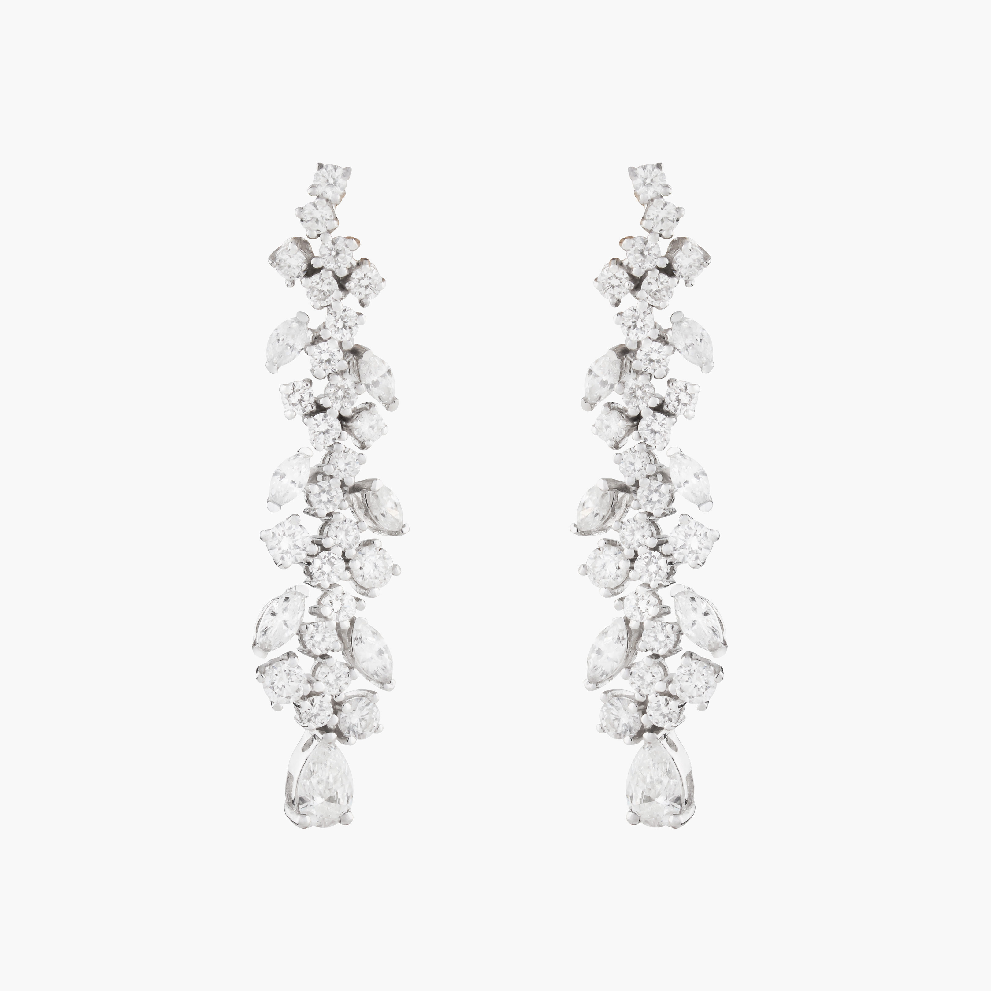 Pendientes Colgantes Con Diamantes 1