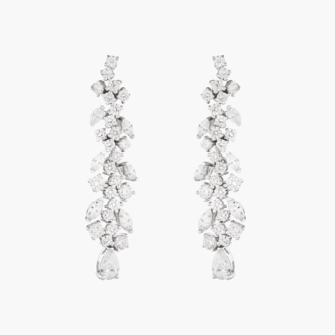 Pendientes Colgantes Con Diamantes