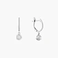 Pendientes Con Diamantes Redondos - Miniatura 2