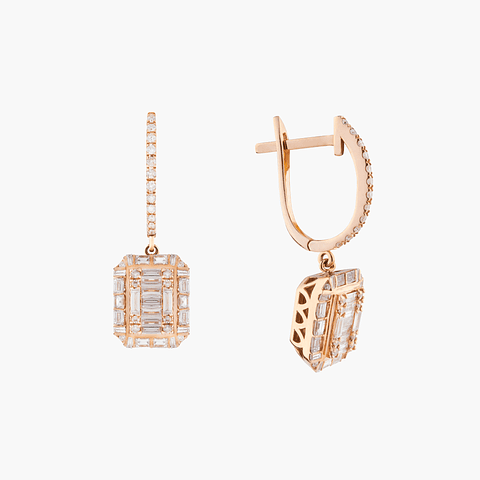 Pendientes Diamantes Mosaicos