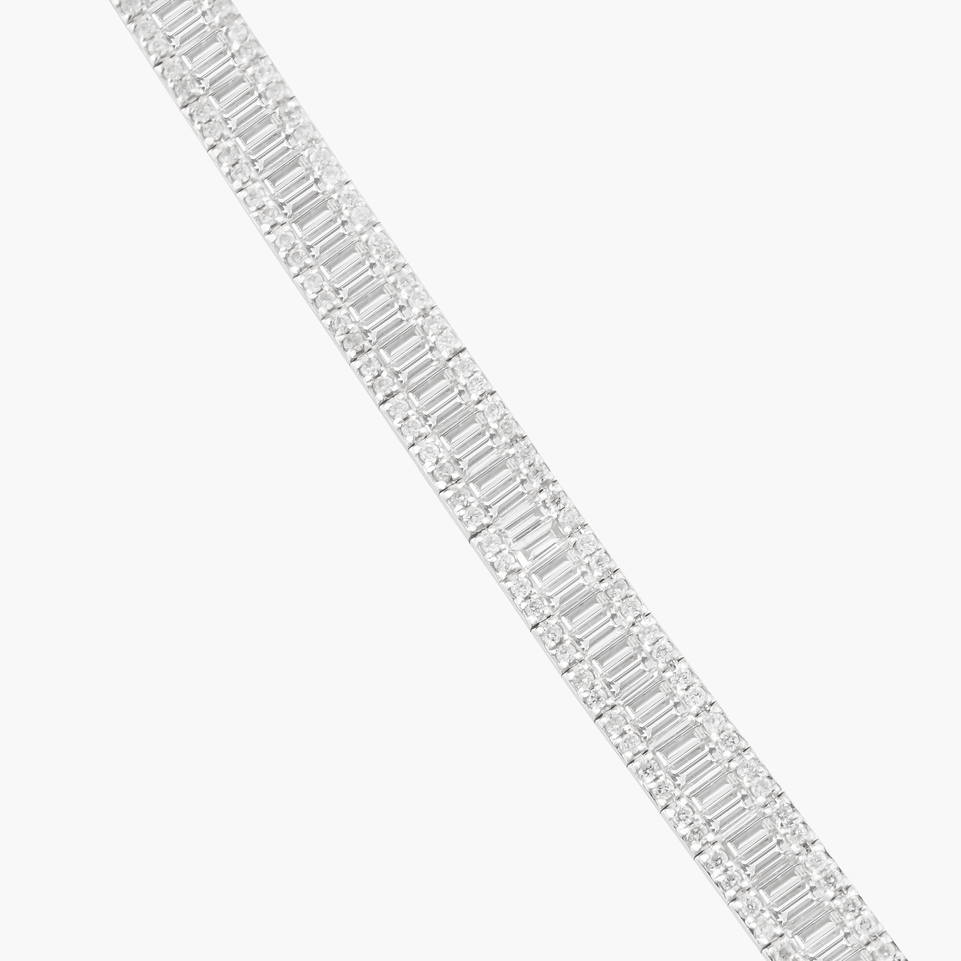 Pulsera Tenis Diamantes  Baguette 1
