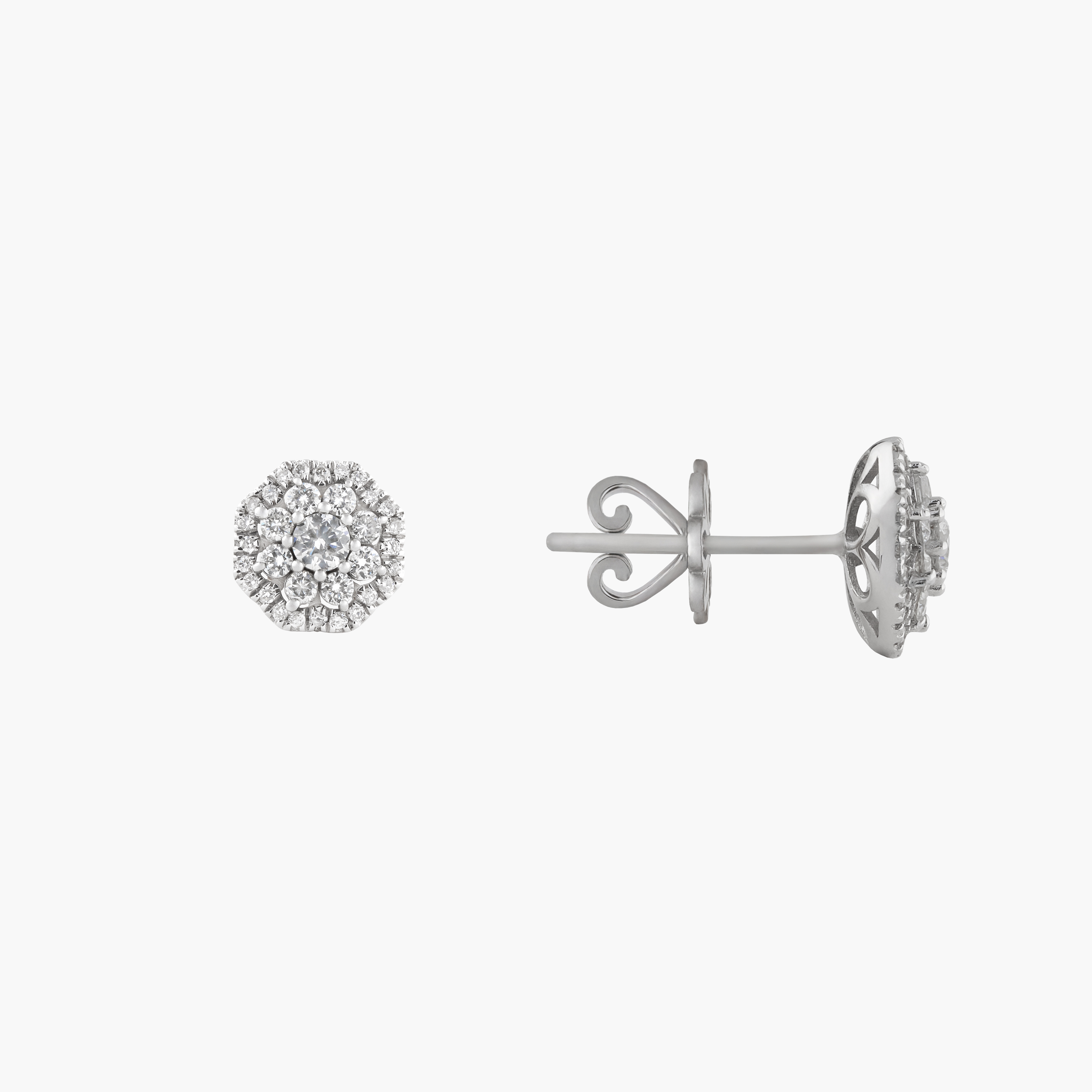 Aros Diamante en Flor 2