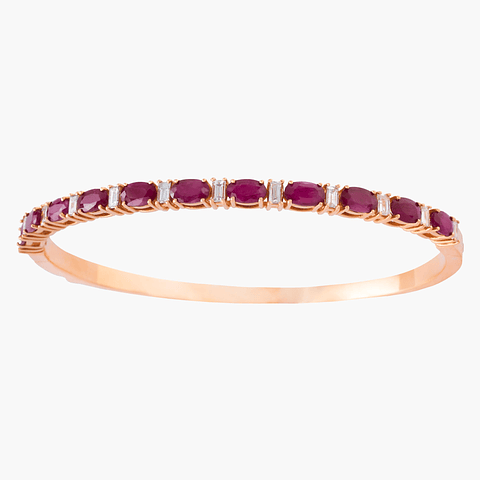 Brazalete de Rubíes y Diamantes