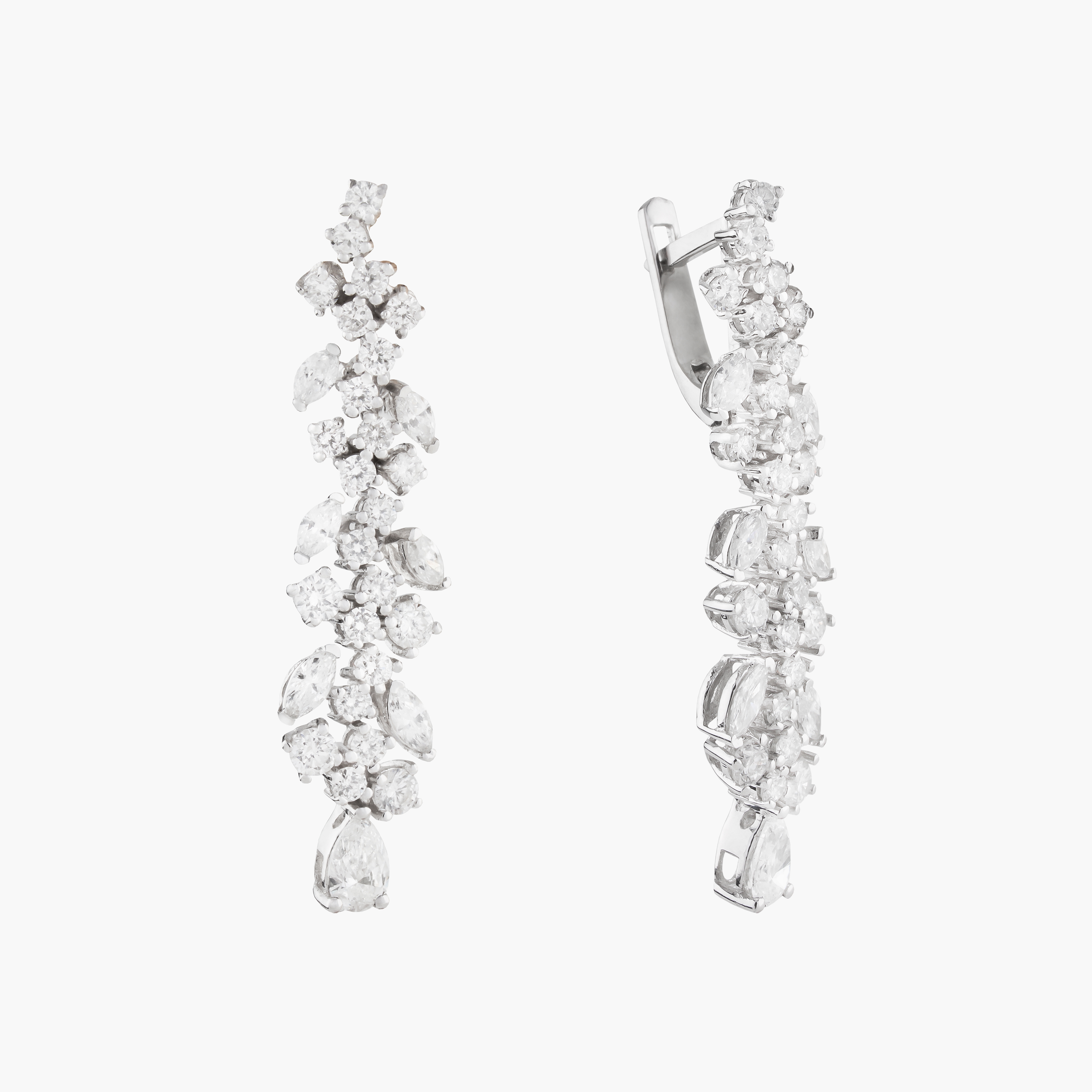 Pendientes Colgantes Con Diamantes 2