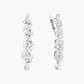 Pendientes Colgantes Con Diamantes - Miniatura 2