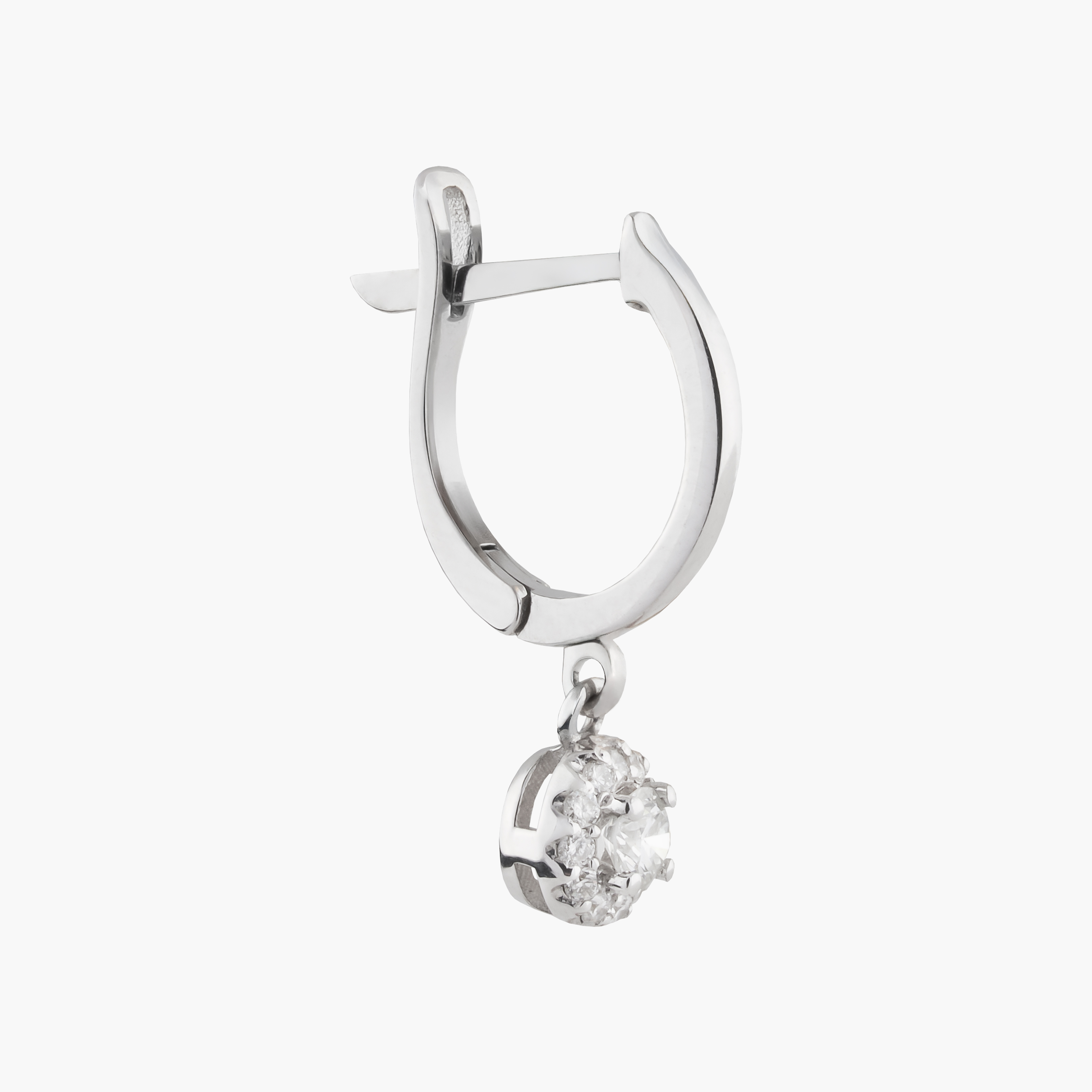 Pendientes Con Diamantes Redondos 3