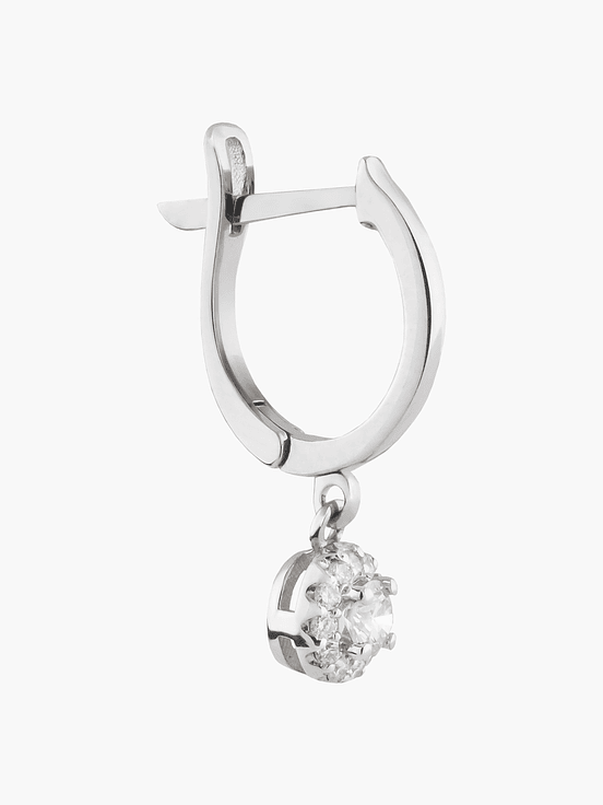 Pendientes Con Diamantes Redondos 3