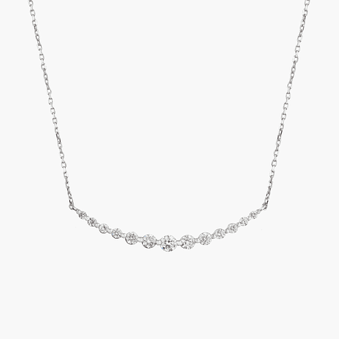 Collar Diamantes En Degrade