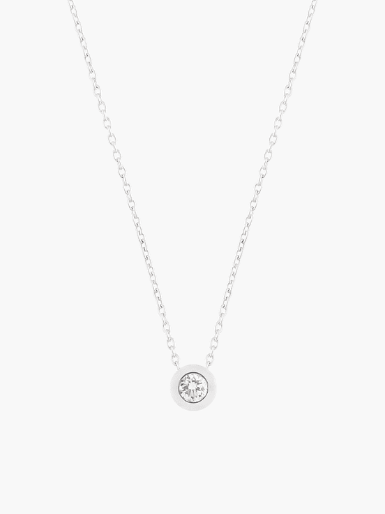 Colgante Diamante Solitario Punto de Luz 1