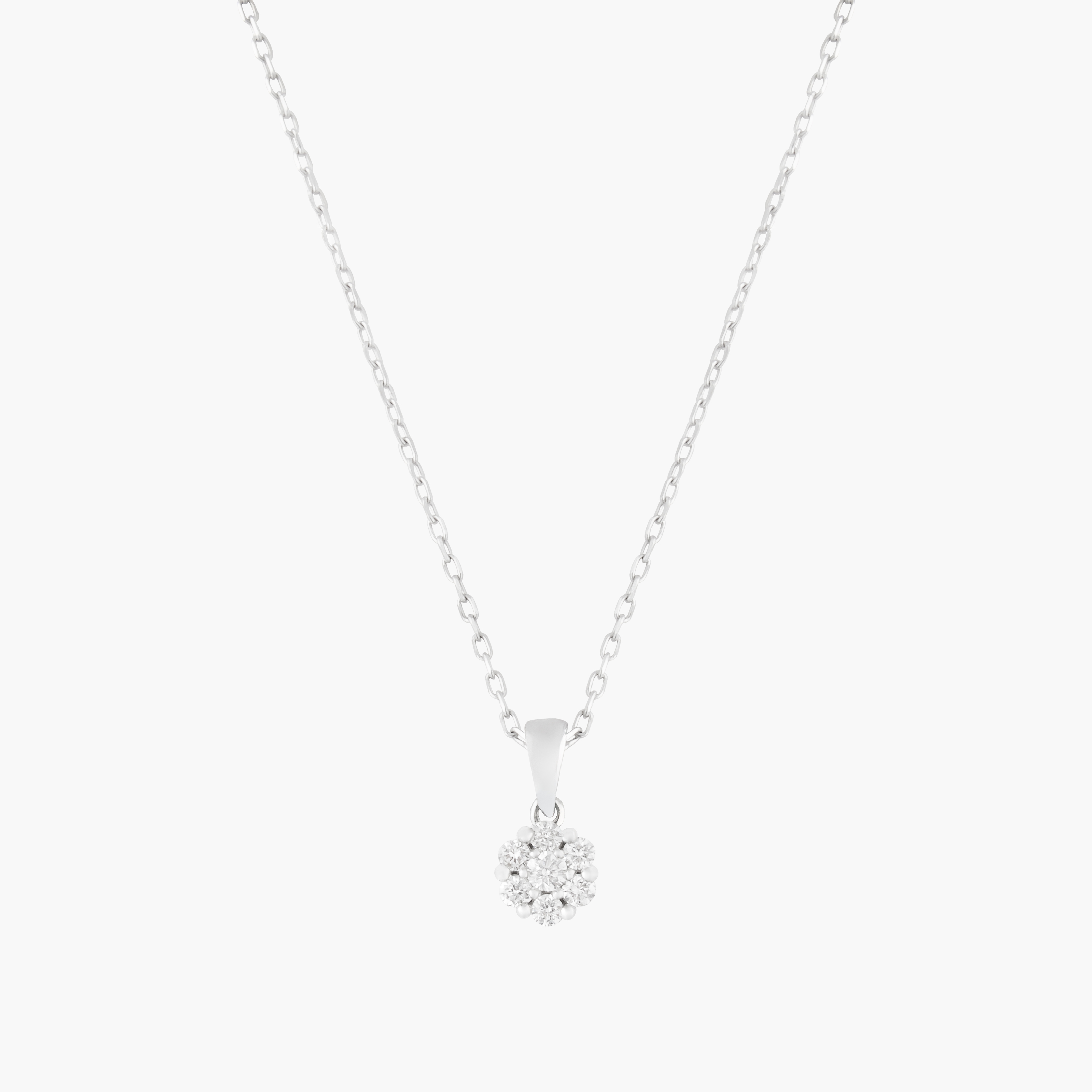 Colgante Diamantes Brillante En Flor 1