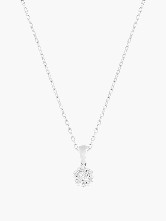 Colgante Diamantes Brillante En Flor 1