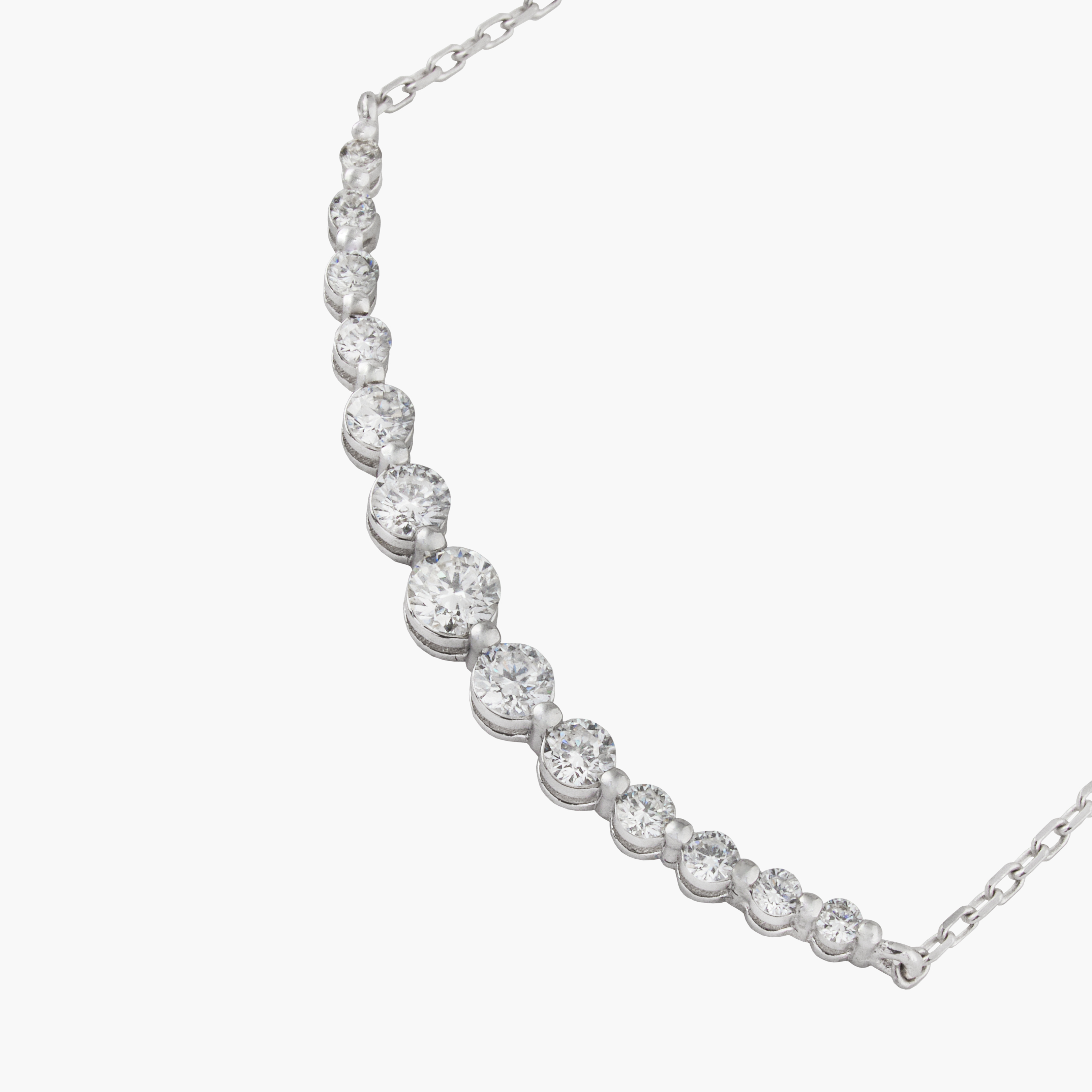 Collar Diamantes En Degrade 2