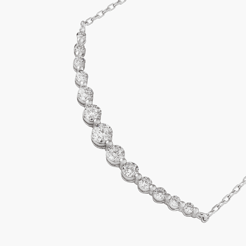 Collar Diamantes En Degrade