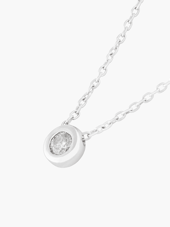 Colgante Diamante Solitario Punto de Luz 2