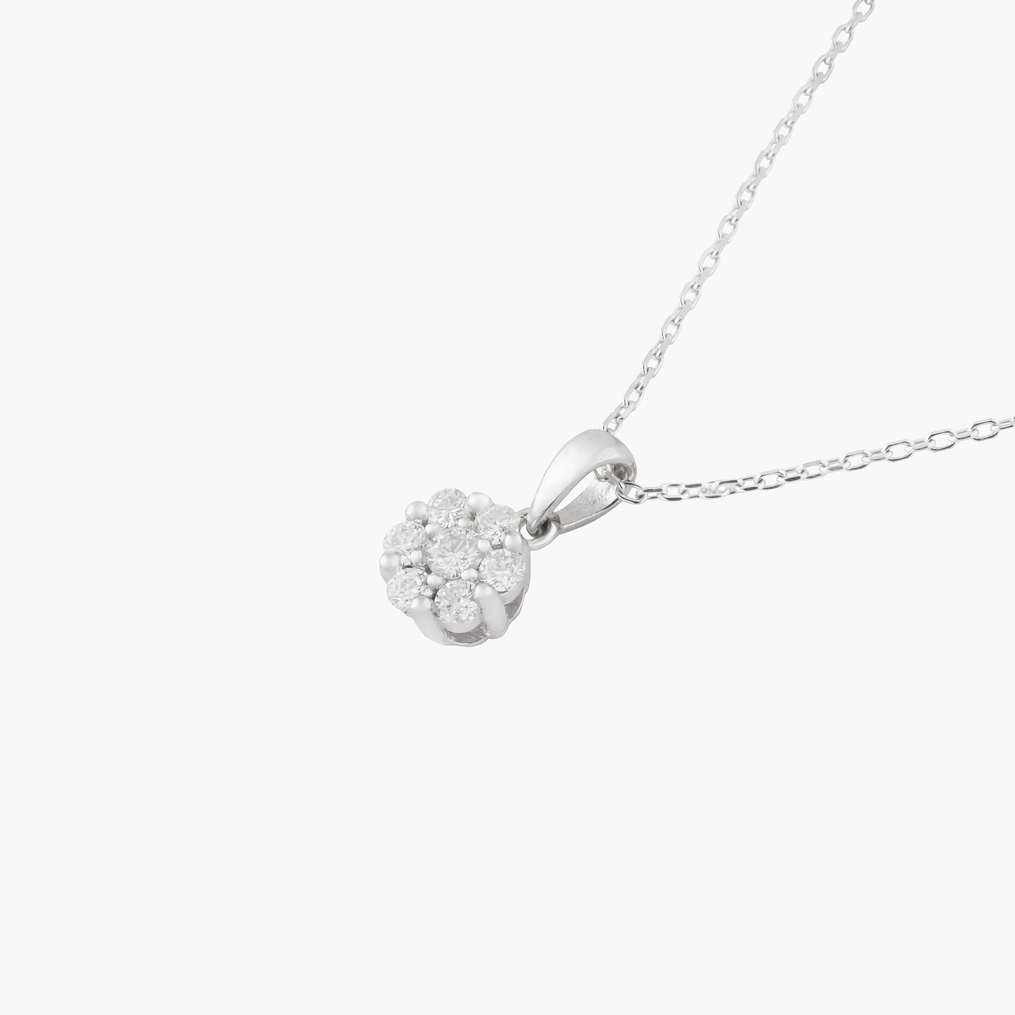 Colgante Diamantes Brillante En Flor 2