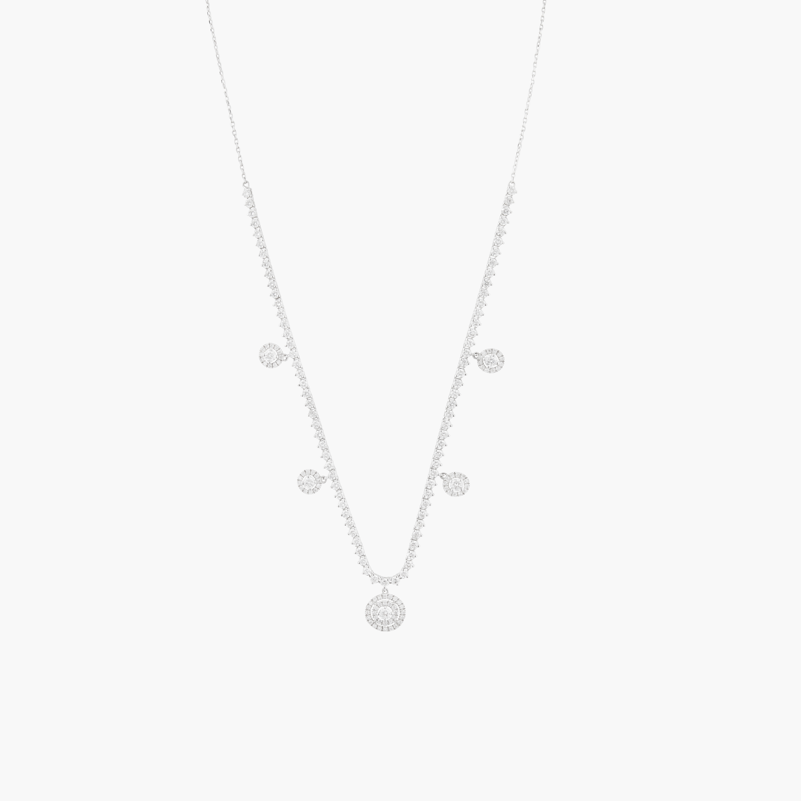 Gargantilla Diamantes Gotas  Luz 1