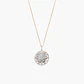 Colgante  Racimo  Diamantes En Oro Blanco- Rosa - Miniatura 1