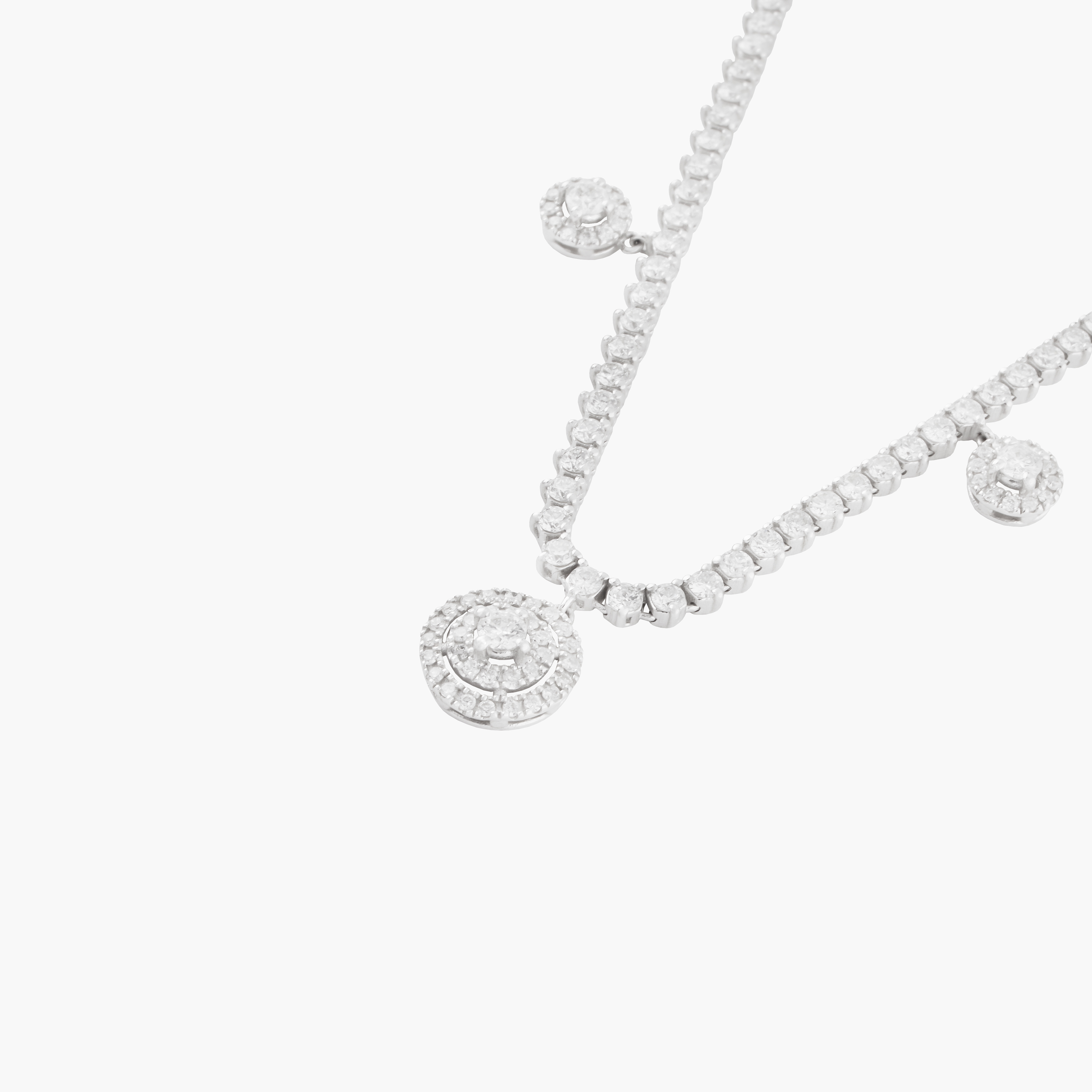 Gargantilla Diamantes Gotas  Luz 2