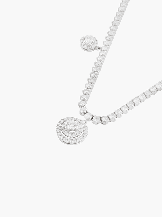 Gargantilla Diamantes Gotas  Luz 2