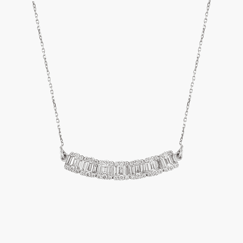 Collar Diamantes Baguette
