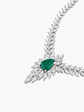 Collar Diamantes Con Esmeralda - Miniatura 2