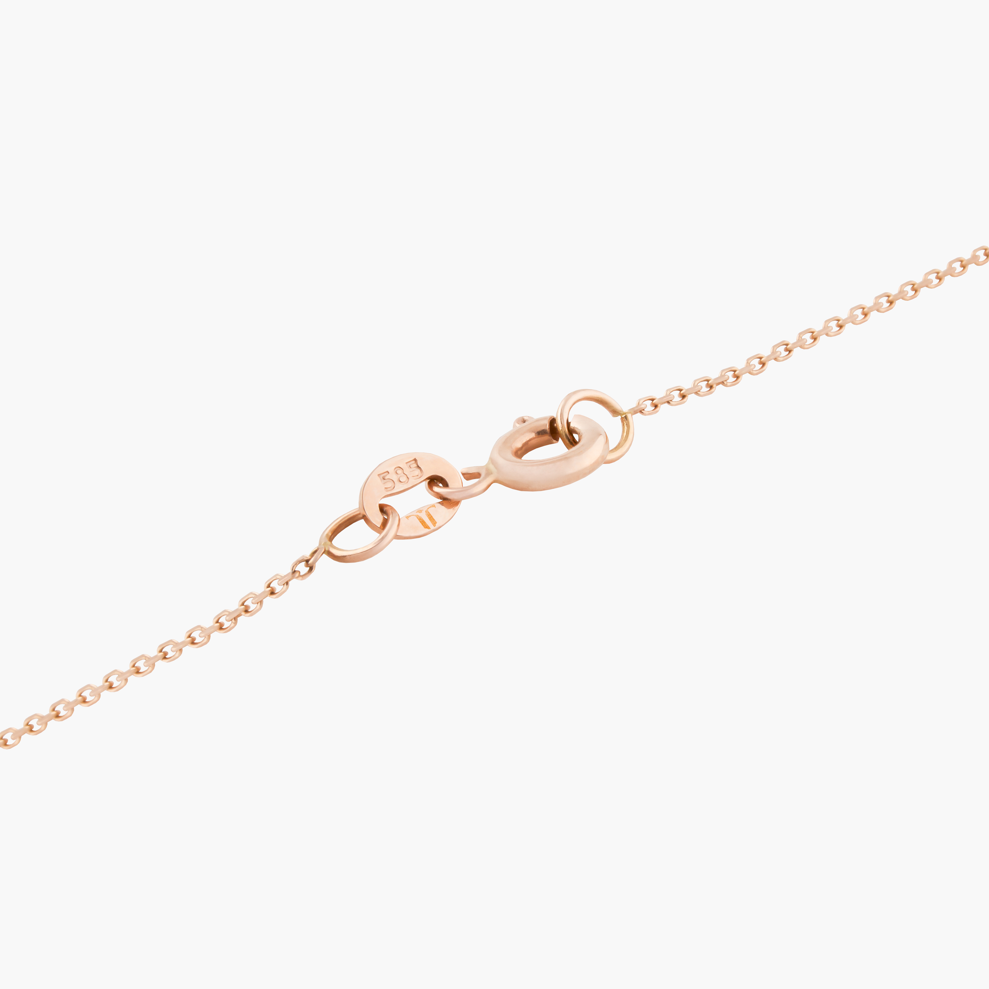 Collar Cuarzo Ahumado Con Diamantes 3