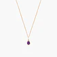 Collar Amatista Con Diamantes - Miniatura 1