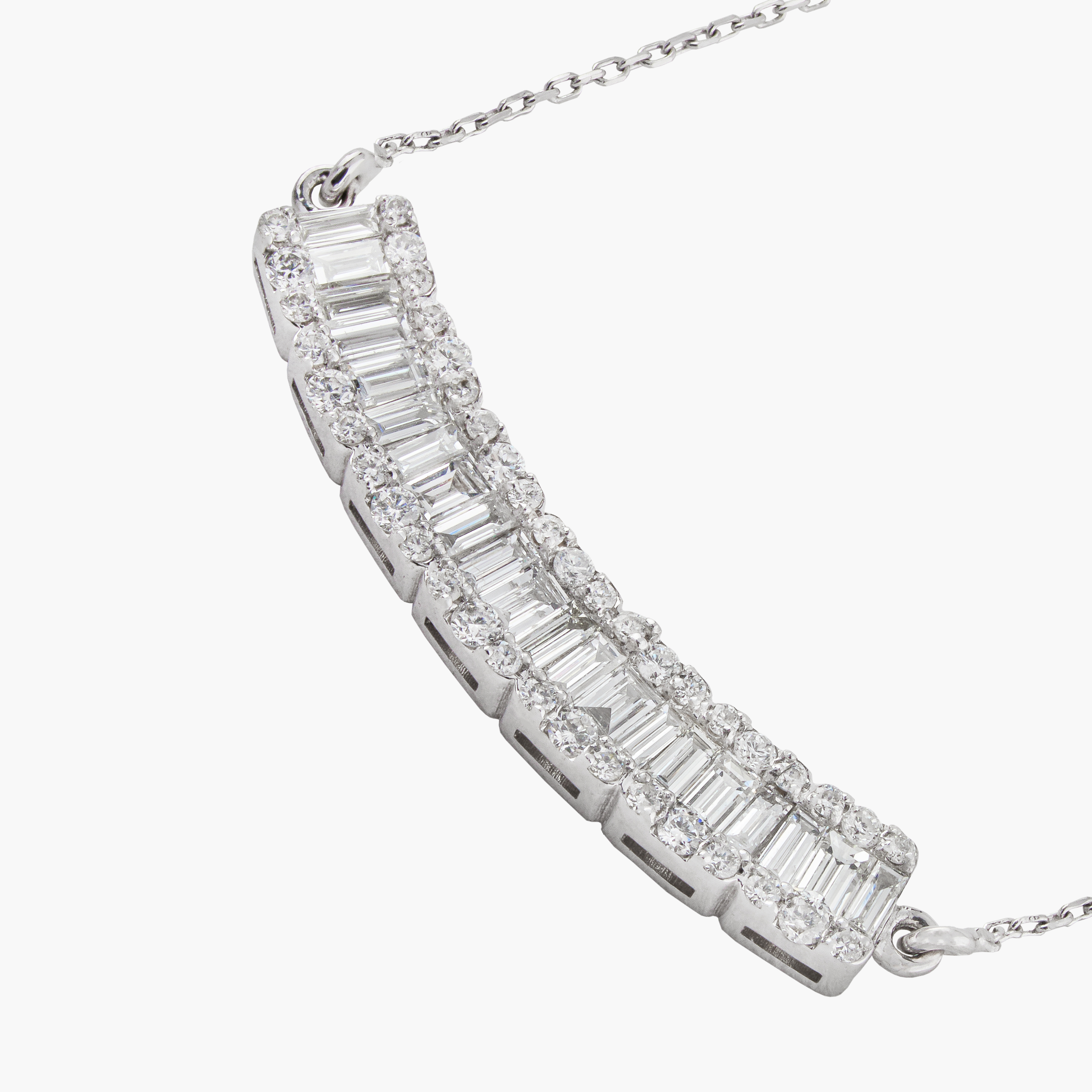 Collar Diamantes Baguette 2