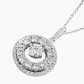 Collar Diamante Solitario Flotante - Miniatura 2