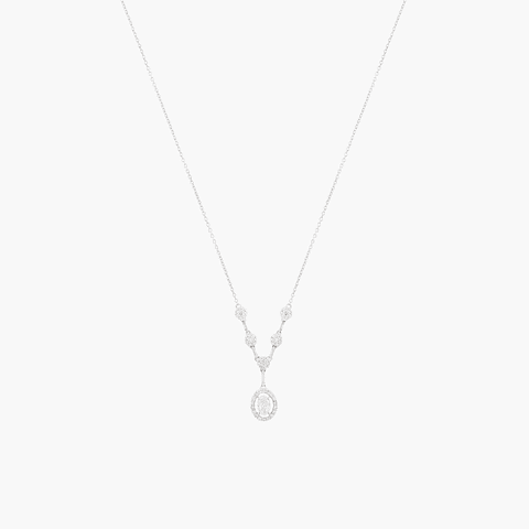 Gargantilla Diamantes Diamante  Ovalado