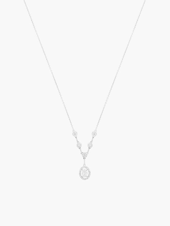 Gargantilla Diamantes Diamante  Ovalado 1