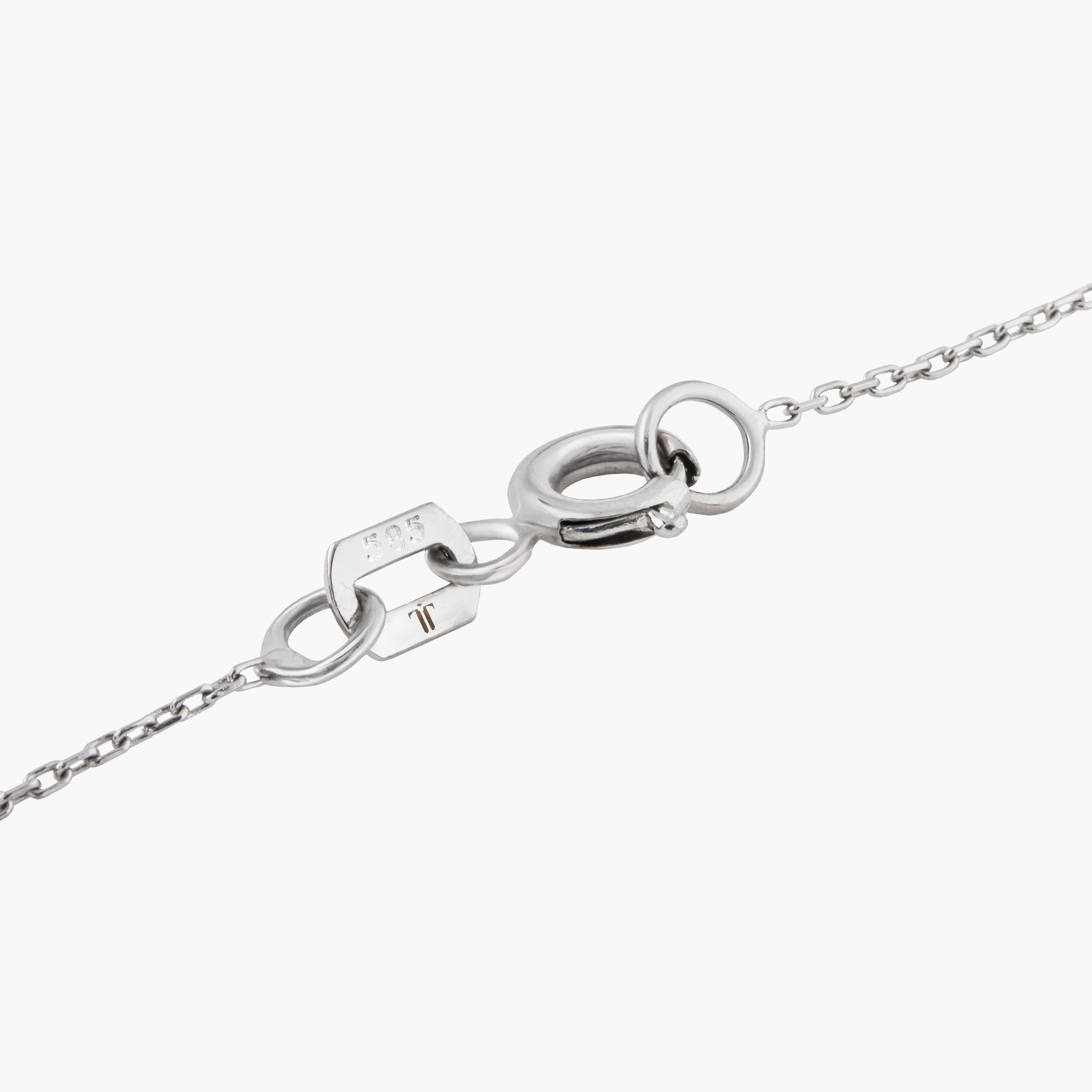 Collar Cuarzo Limón Con Diamantes 3