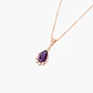 Collar Amatista Con Diamantes - Miniatura 2