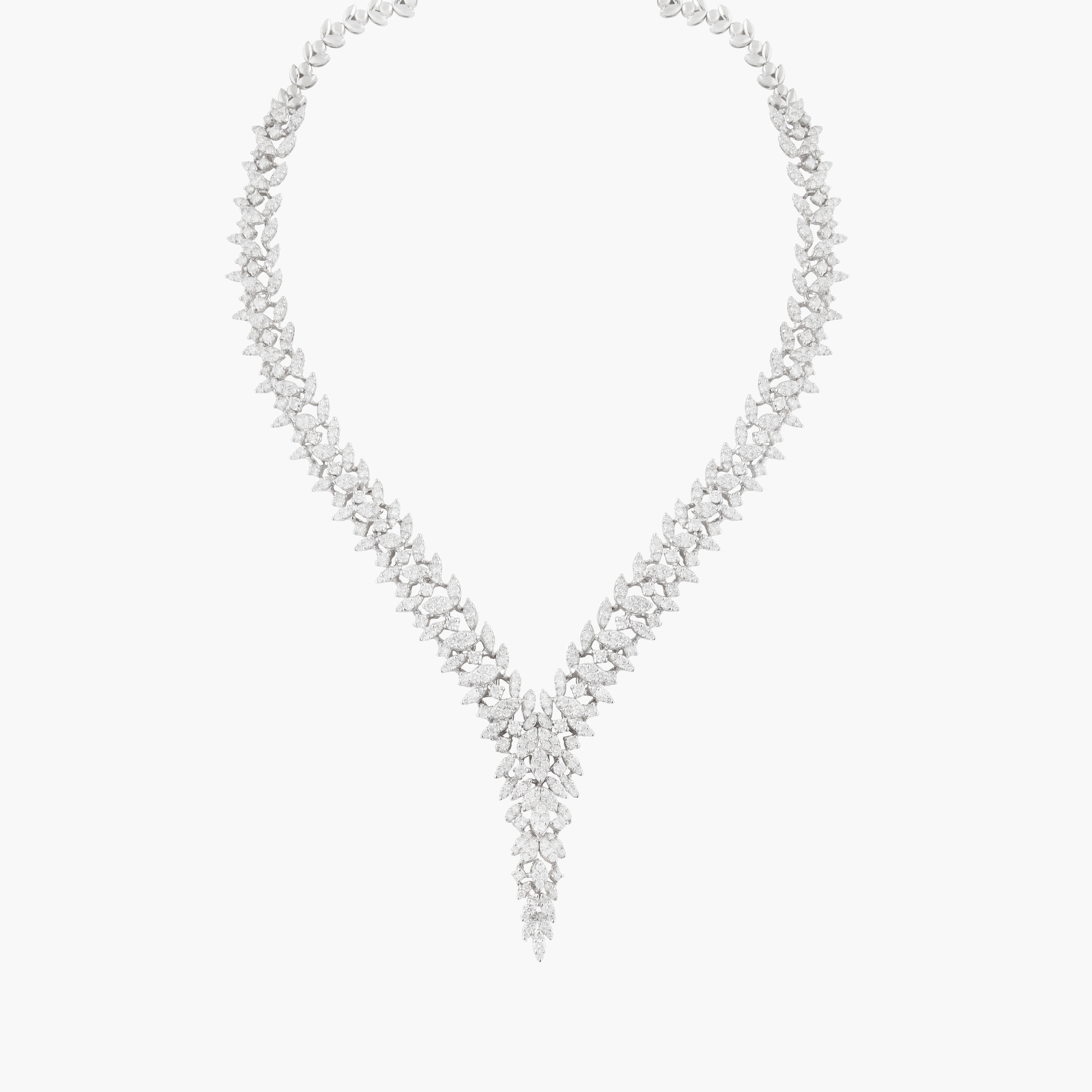 Collar con Diamantes Marquise 1