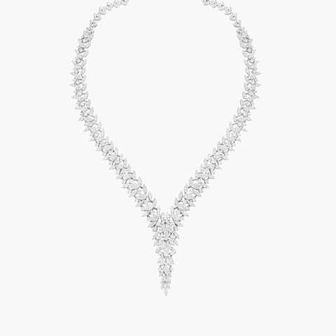 Collar con Diamantes Marquise