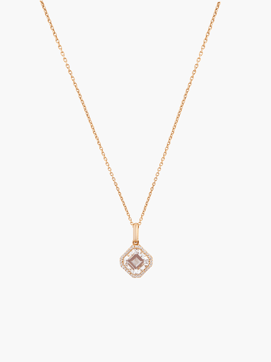 Colgante Diamante Cushion En Halo 1