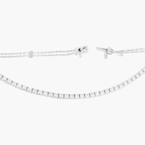 Gargantilla Y Pulsera Diamantes (2 en 1)