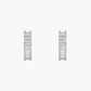 Argollas Diamantes Corte  Baguette - Miniatura 1