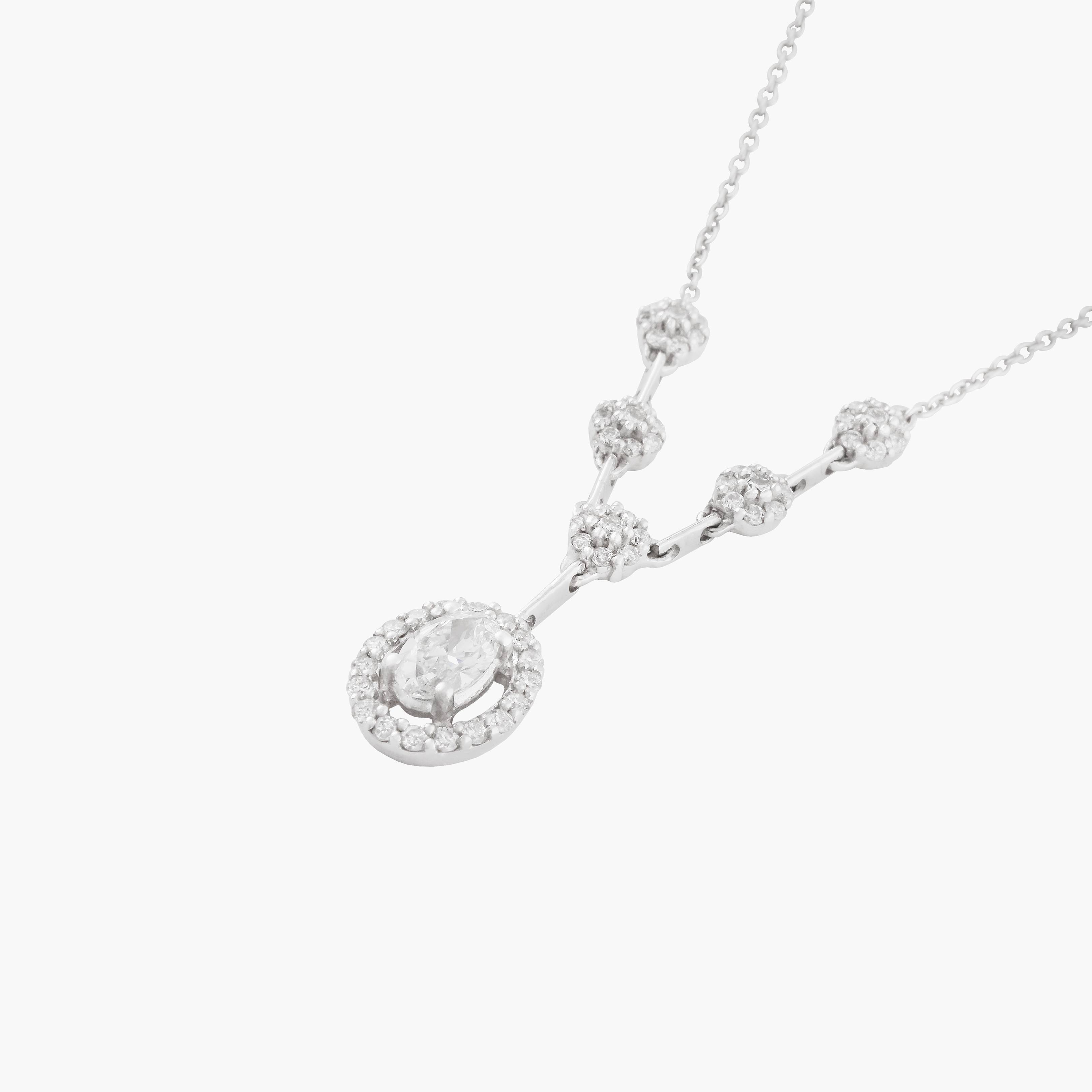 Gargantilla Diamantes Diamante  Ovalado 2