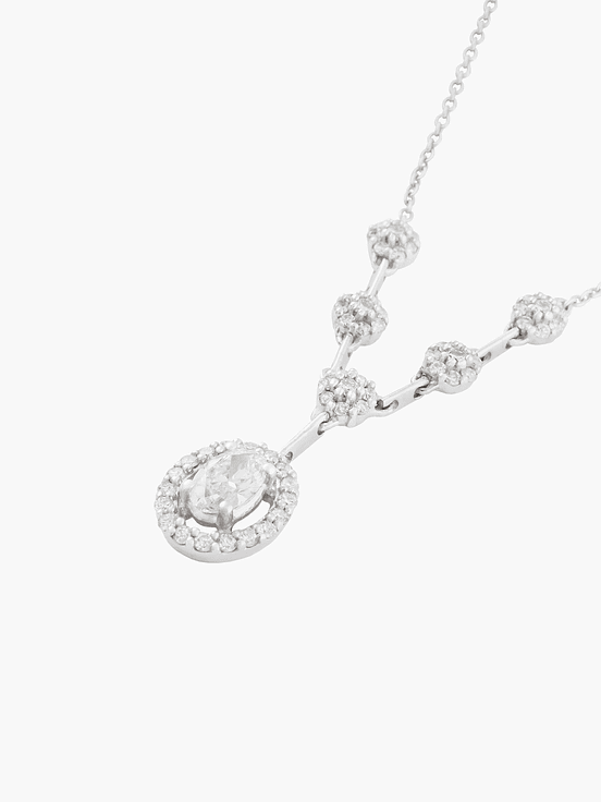 Gargantilla Diamantes Diamante  Ovalado 2