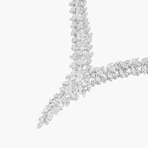 Collar con Diamantes Marquise