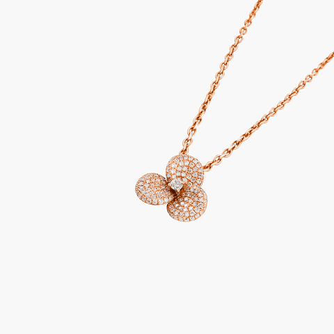 Colgante Diamantes Flor Eternidad
