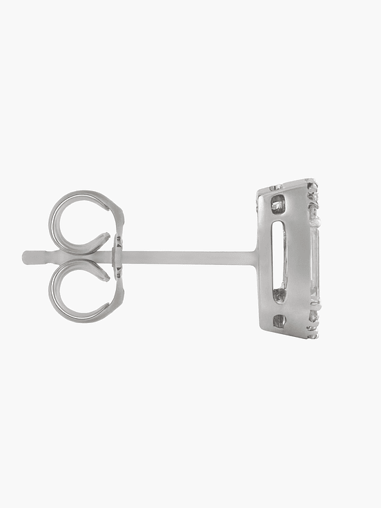 Aros Diamantes Corte Esmeralda 3