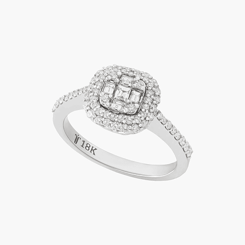 Anillo Aura De Diamantes