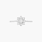 Anillo Diamantes Pavé en Flor - Miniatura 3